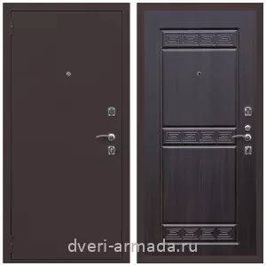 Входные двери Эврика, Дверь входная Армада Комфорт Антик медь / МДФ 10 мм ФЛ-242 Эковенге