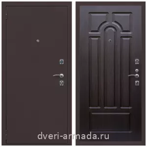 Входные двери Экстра, Дверь входная Армада Комфорт Антик медь / МДФ 6 мм ФЛ-58 Венге