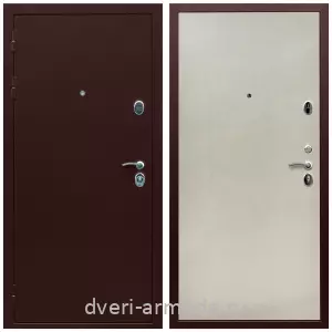 Входные двери Эврика, Дверь входная утепленная Армада Люкс Антик медь / МДФ 6 мм ПЭ Венге светлый